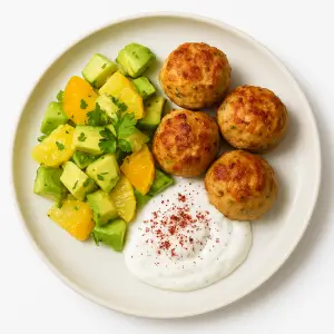 Ochtendlijke kalkoenballetjes